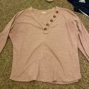 button sweater